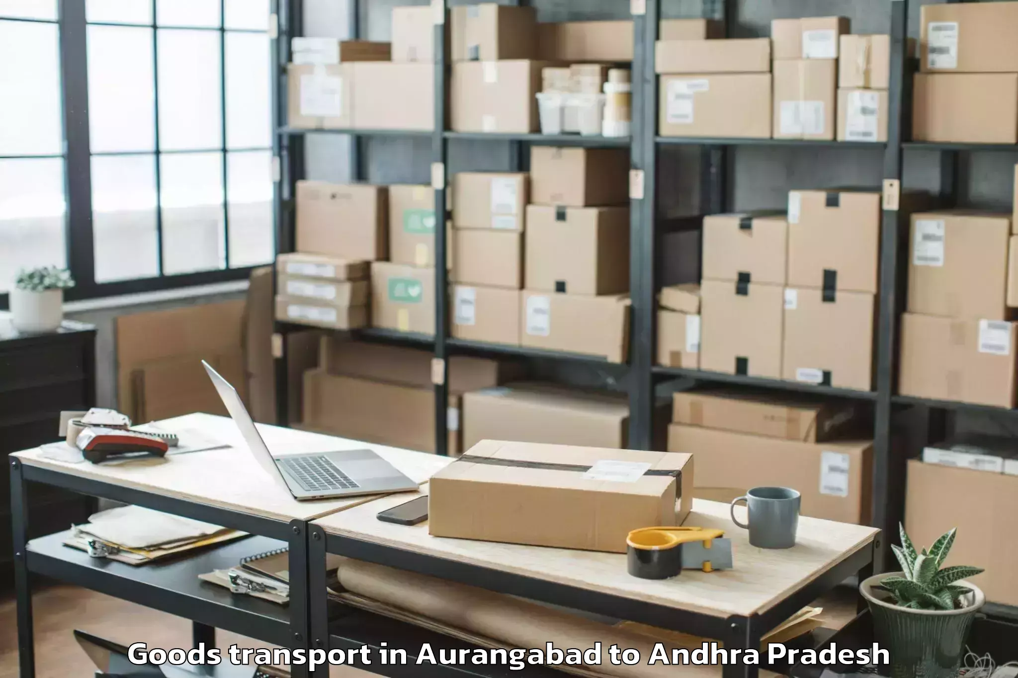 Leading Aurangabad to Unguturu Goods Transport Provider